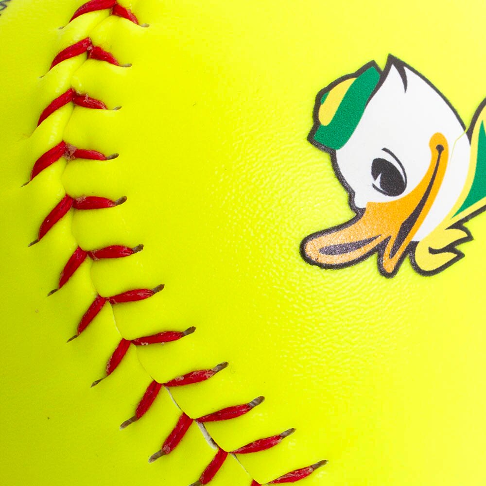 Fighting Duck, Logo Brand, Yellow, Balls, Sports, Softball, Official Size, 817001